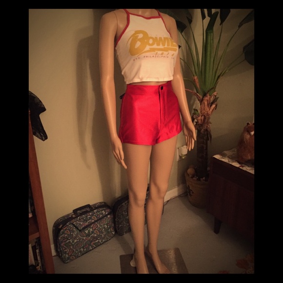 high waisted disco shorts